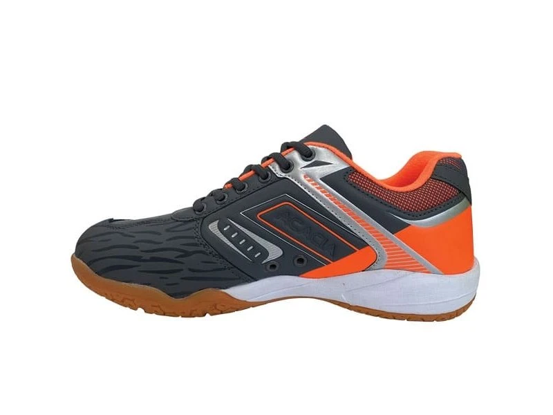 Acacia Sports HyperShot Men's Pickleball Shoes Grey/Orange 4 Acacia Sports HyperShot Men's Pickleball Shoes Grey/Orange - Image 2