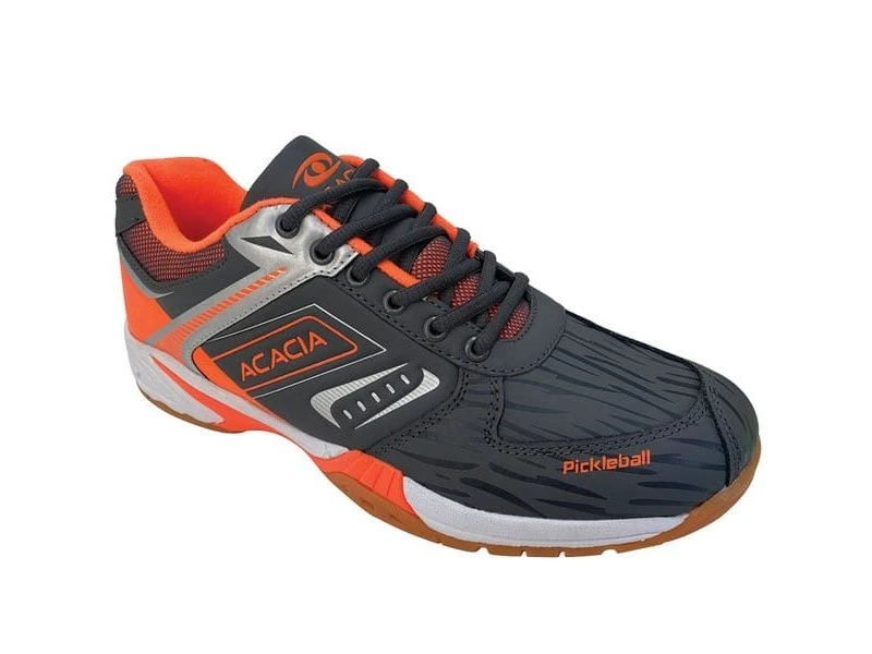 Acacia Sports HyperShot Men's Pickleball Shoes Grey/Orange 5 Acacia Sports HyperShot Men's Pickleball Shoes Grey/Orange - Image 3