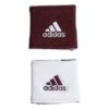 Adidas Adidas Interval Reversible Wristband Maroon/White -Best Tennis Equip Shop adidas adidas interval reversible wristband maroon