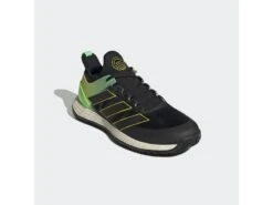 Adidas Adizero Ubersonic 4 Clay Black/Green -Best Tennis Equip Shop adidas adizero ubersonic 4 clay black green 3