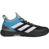 Adidas Adizero Ubersonic 4 HEAT Black/Blue/Grey Men's Shoe
