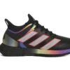 Adidas Adizero Ubersonic 4 HEAT Black/Silver Men's Shoe -Best Tennis Equip Shop adidas adizero ubersonic 4 heat black silver mens