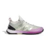 Adidas Adizero Ubersonic 4 HEAT White/Purple/Green Men's Shoe -Best Tennis Equip Shop adidas adizero ubersonic 4 heat white purple green