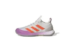 Adidas Adizero Ubersonic 4 White/Purple/Orange Women's Shoe