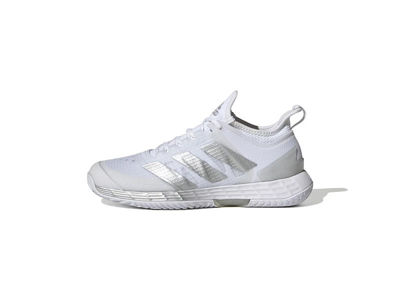 Adidas Adizero Ubersonic 4 White/Silver Women's Shoe 3 Adidas Adizero Ubersonic 4 White/Silver Women's Shoe