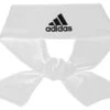 Adidas Alphaskin Tie Headband White -Best Tennis Equip Shop adidas alphaskin tie headband white