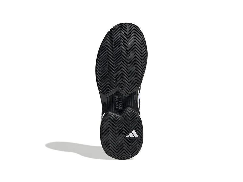 Adidas CourtJam Control White/Black Men's Shoe 4 Adidas CourtJam Control White/Black Men's Shoe - Image 2