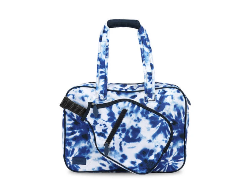 Ame & Lulu Pickleball Tote Navy Tie Dye 3 Ame & Lulu Pickleball Tote Navy Tie Dye
