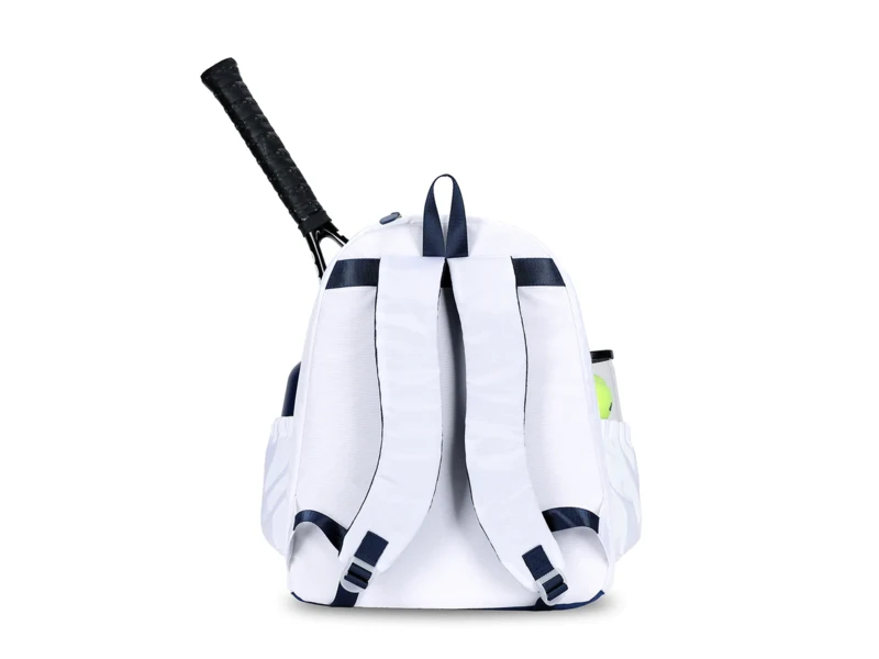 Ame & Lulu White Courtside 2.0 Tennis Backpack 4 Ame & Lulu White Courtside 2.0 Tennis Backpack - Image 2
