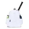 Ame & Lulu White Courtside 2.0 Tennis Backpack 1 Ame & Lulu White Courtside 2.0 Tennis Backpack -Best Tennis Equip Shop ame lulu white courtside 20 tennis backpack