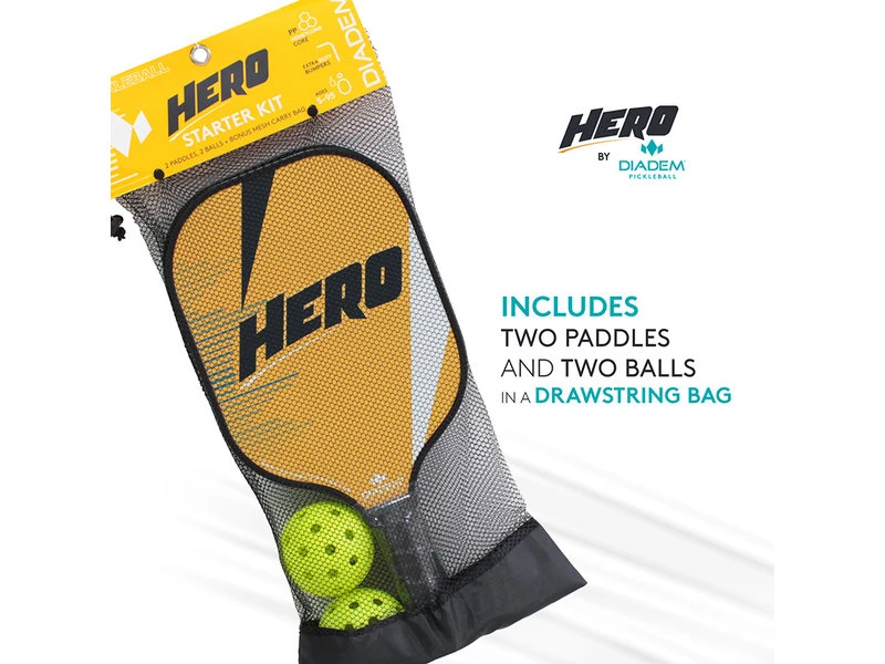 Diadem Diadem HERO Pickleball Starter Kit 4 Diadem Diadem HERO Pickleball Starter Kit - Image 2