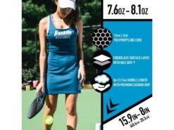 Franklin Christine McGrath 16mm Signature Pickleball Paddle Black/Blue -Best Tennis Equip Shop franklin christine mcgrath 16mm signature pickleba 3