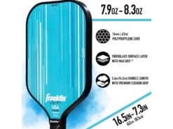Franklin Signature Pro 16 Mm Pickleball Paddle Blue -Best Tennis Equip Shop franklin signature pro 16 mm pickleball paddle blu 5