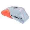 Head Radical 6R Combi Bag Grey/Orange 2 Head Radical 6R Combi Bag Grey/Orange -Best Tennis Equip Shop head radical 6r combi bag grey orange