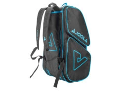 Joola Tour Elite Bag Black/Light Blue -Best Tennis Equip Shop joola tour elite bag black light blue 3