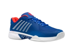K-Swiss Hypercourt Express 2 Blue/White/Red Men's Shoe -Best Tennis Equip Shop k swiss hypercourt express 2 blue white red mens s 1