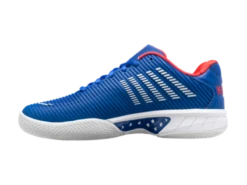K-Swiss Hypercourt Express 2 Blue/White/Red Men's Shoe -Best Tennis Equip Shop k swiss hypercourt express 2 blue white red mens s 4