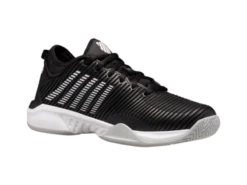 K-Swiss Hypercourt Supreme Black/White Women's Shoes -Best Tennis Equip Shop k swiss hypercourt supreme black white womens shoe 2