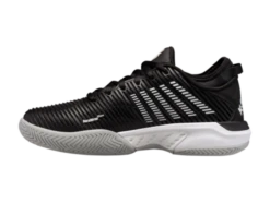 K-Swiss Hypercourt Supreme Black/White Women's Shoes -Best Tennis Equip Shop k swiss hypercourt supreme black white womens shoe 5