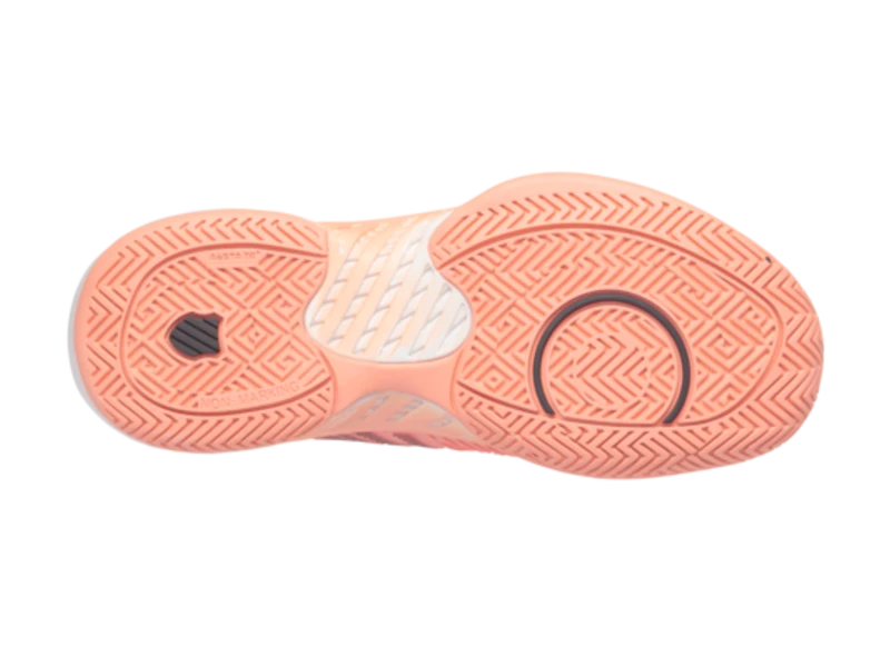 K-Swiss Hypercourt Supreme Peach/Asphalt Women's Shoes 8 K-Swiss Hypercourt Supreme Peach/Asphalt Women's Shoes - Image 6