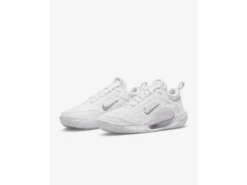 Nike Nike Zoom Court NXT Women's Shoe- White/Silver -Best Tennis Equip Shop nike nike zoom court nxt womens shoe white silver 3