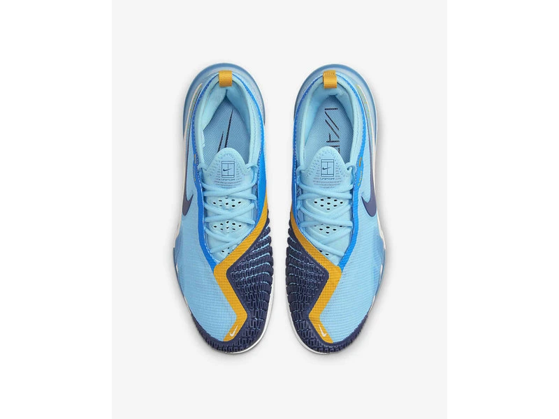 Nike React Vapor NXT Blue/Gold/White Men's Shoe 6 Nike React Vapor NXT Blue/Gold/White Men's Shoe - Image 4