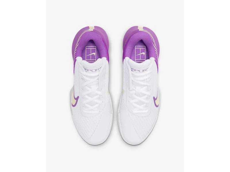 Nike Zoom Vapor Pro 2 Women's Shoe- White/Citron 6 Nike Zoom Vapor Pro 2 Women's Shoe- White/Citron - Image 4
