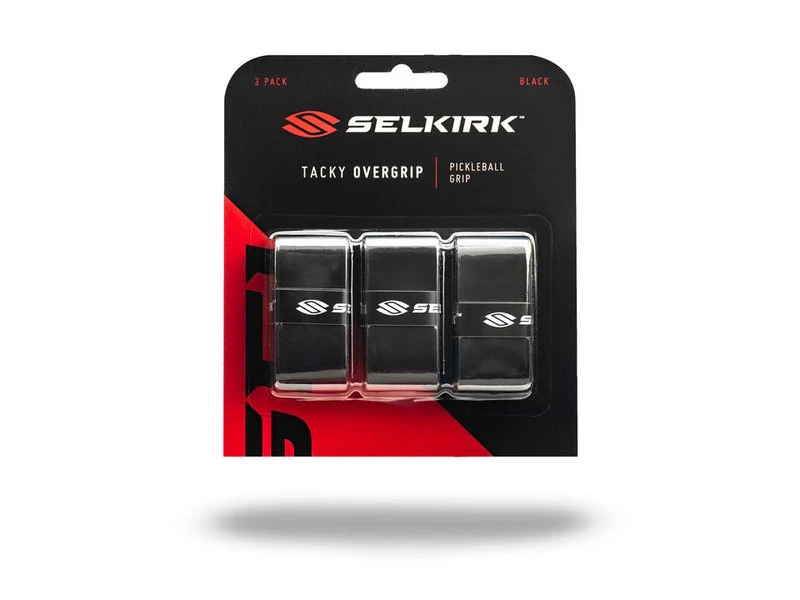 Selkirk Tacky Pickleball Grip- Black 3 Selkirk Tacky Pickleball Grip- Black