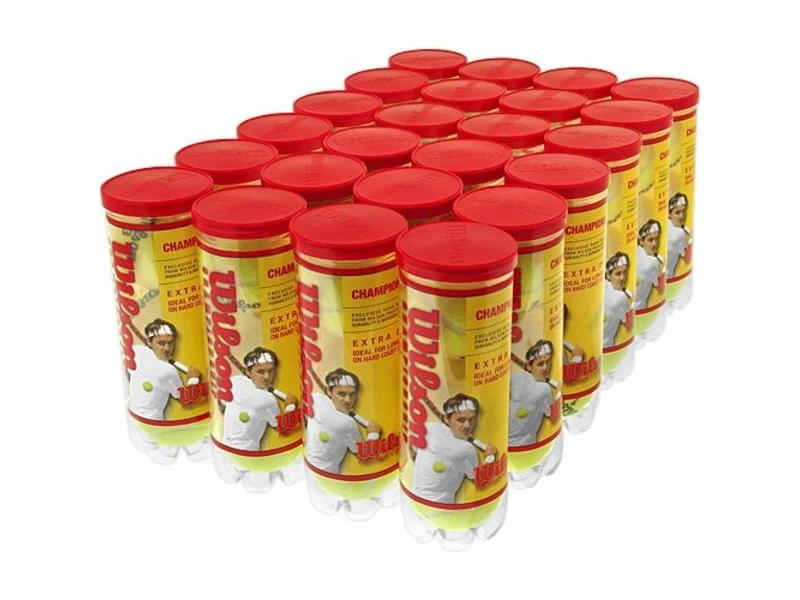 Wilson Championship Tennis Balls Extra Duty 24/Case 3 Wilson Championship Tennis Balls Extra Duty 24/Case