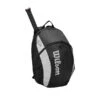 Wilson Fed Team Black/Grey Backpack 2 Wilson Fed Team Black/Grey Backpack -Best Tennis Equip Shop wilson fed team black grey backpack