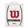 Wilson Pro Overgrip 12 Pack White -Best Tennis Equip Shop wilson pro overgrip 12 pack white