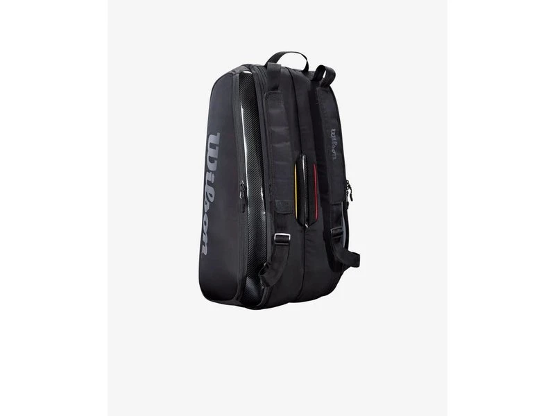Wilson Super Tour 9 Pack Pro Staff Tennis Bag Black 4 Wilson Super Tour 9 Pack Pro Staff Tennis Bag Black - Image 2