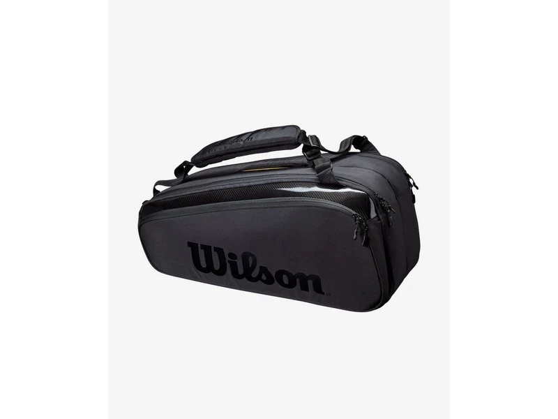 Wilson Super Tour 9 Pack Pro Staff Tennis Bag Black 5 Wilson Super Tour 9 Pack Pro Staff Tennis Bag Black - Image 3