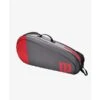 Wilson Team 3 Pack Bag Red/Gray -Best Tennis Equip Shop wilson team 3 pack bag red gray