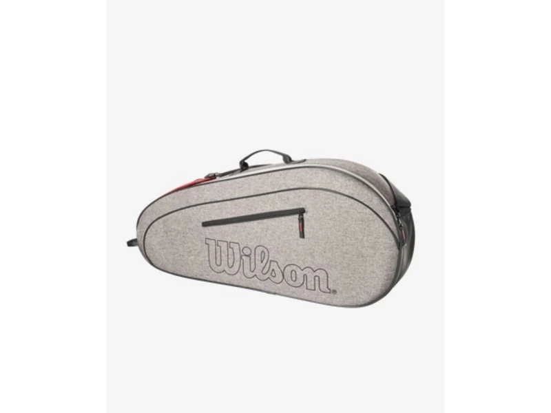 Wilson Team 3 Pack Racquet Bag- Heather Grey 4 Wilson Team 3 Pack Racquet Bag- Heather Grey - Image 2