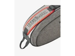 Wilson Team 3 Pack Racquet Bag- Heather Grey 9 Wilson Team 3 Pack Racquet Bag- Heather Grey -Best Tennis Equip Shop wilson team 3 pack racquet bag heather grey 2