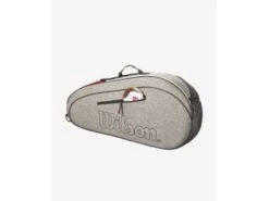 Wilson Team 3 Pack Racquet Bag- Heather Grey 10 Wilson Team 3 Pack Racquet Bag- Heather Grey -Best Tennis Equip Shop wilson team 3 pack racquet bag heather grey 3