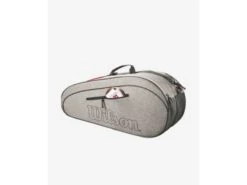 Wilson Team 6 Pack Racquet Bag- Heather Grey -Best Tennis Equip Shop wilson team 6 pack racquet bag heather grey 3