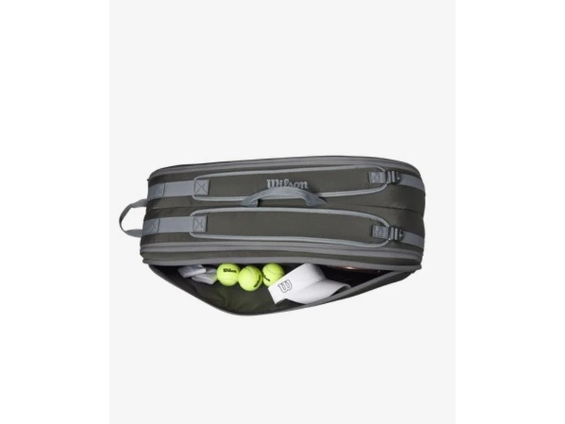 Wilson Tour 6 Pack Racquet Bag- Dark Green 6 Wilson Tour 6 Pack Racquet Bag- Dark Green - Image 4