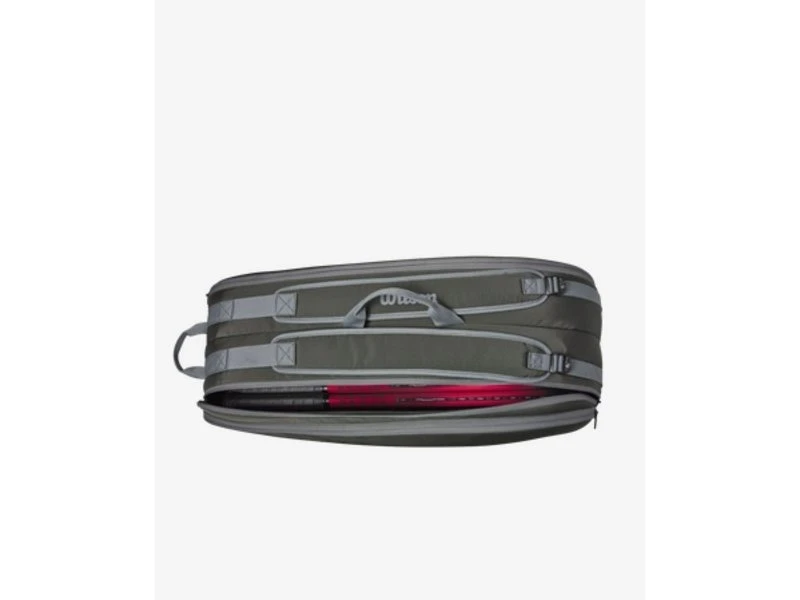 Wilson Tour 6 Pack Racquet Bag- Dark Green 7 Wilson Tour 6 Pack Racquet Bag- Dark Green - Image 5