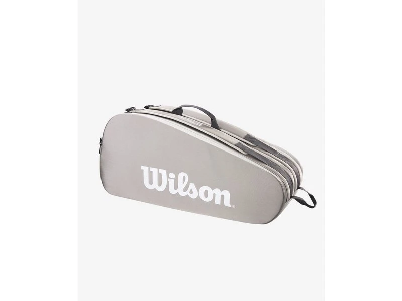Wilson Tour 6 Pack Racquet Bag- Stone 2 Wilson Tour 6 Pack Racquet Bag- Stone